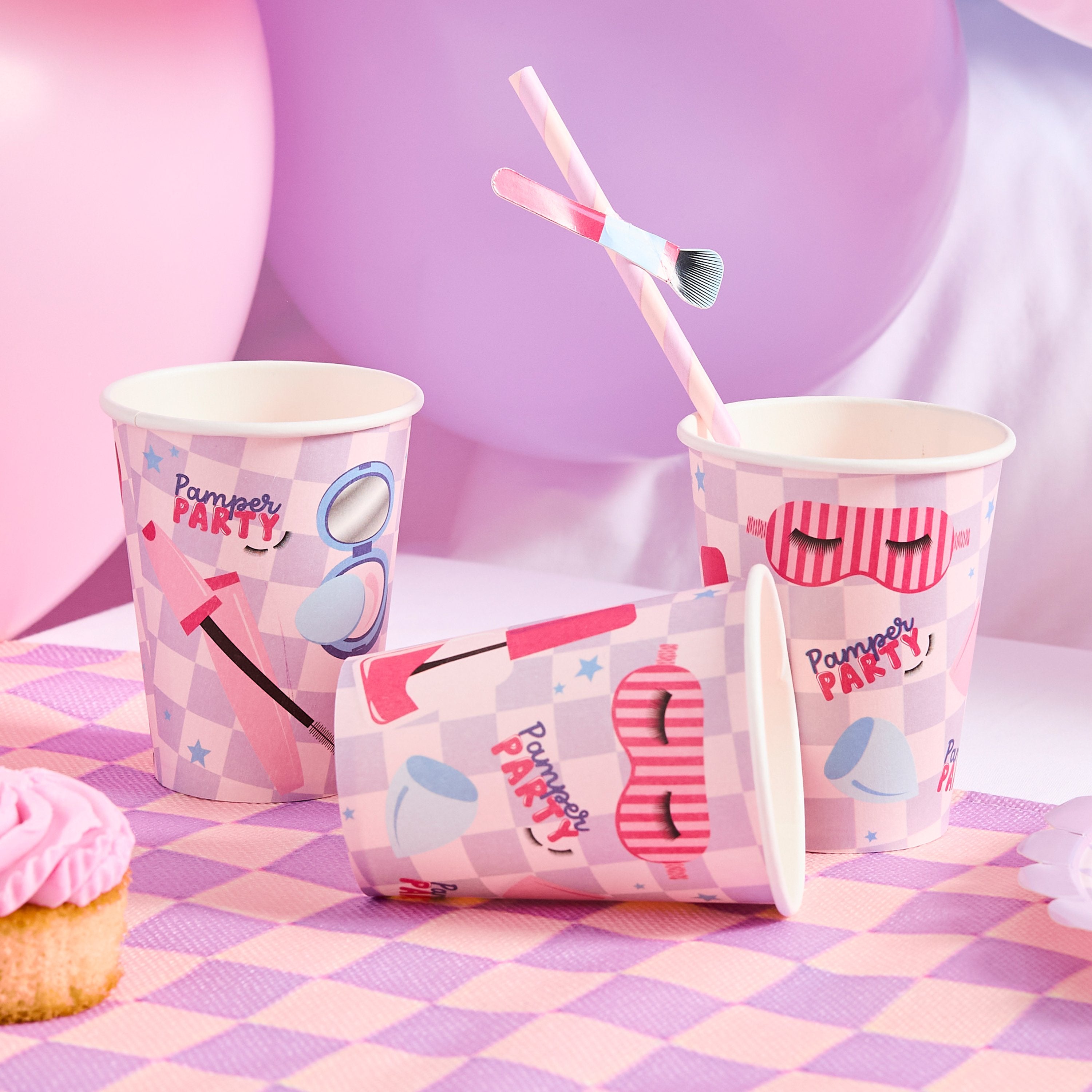 Pamper Party Cups (1pkt/8pcs) - Party Lane 