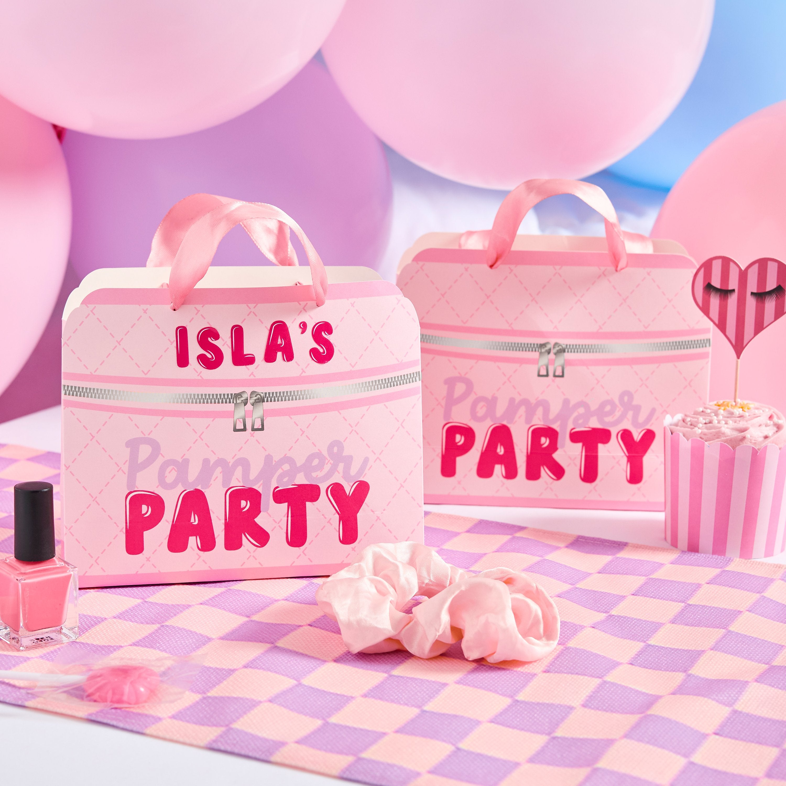 Pamper Party Customisable Party Bags (1pkt/5pcs) - Party Lane 