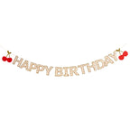 'Happy Birthday' Cherry Banner 2.5m (1pkt/1pc) - Party Lane