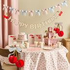 'Happy Birthday' Cherry Banner 2.5m (1pkt/1pc) - Party Lane