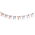 Pink and Blue 3D Bow Banner (1pkt/1pc) - Party Lane