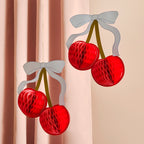 Cherry Honeycomb Decoration (1pkt/2pcs) - Party Lane
