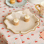 Rococo Striped Paper Plates 23cm (1pkt/8pcs) - Party Lane