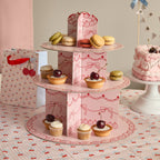 Pink Rococo Cake Stand (1pkt/1pcs) - Party Lane