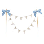Bow 'Happy Birthday' Bunting Cake Topper (1pkt/1pc) - Party Lane