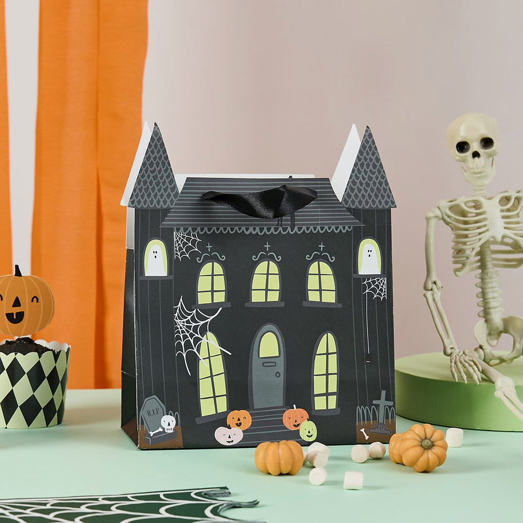 Monster Mob Haunted House Party Bags (1pkt/5pcs) - Party Lane 