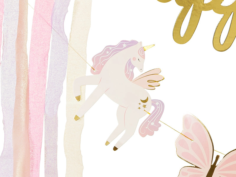 Fairytale Magic Happy Birthday Banner (1pkt/1pc)