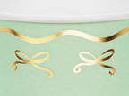 Pastel Cups with Gold Bows (1pkt/6pc)