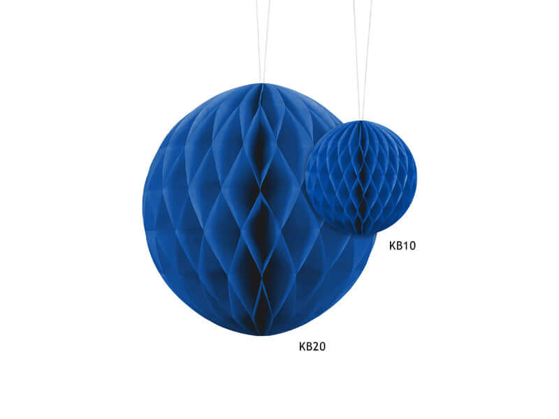 Honeycomb Ball Dark Blue (1pkt/1pc) - Party Lane 