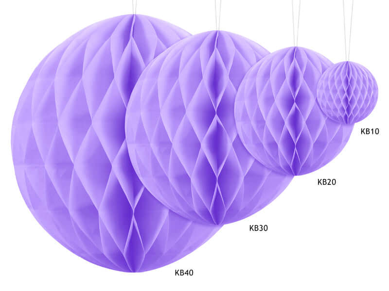 Honeycomb Ball Lilac (1pkt/1pc) - Party Lane 
