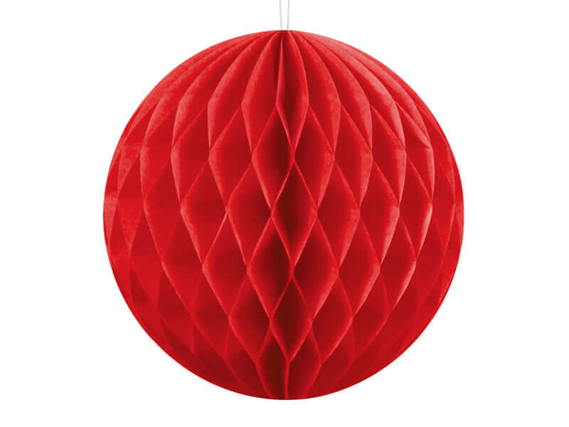 Honeycomb Ball Red (1pkt/1pc) - Party Lane 