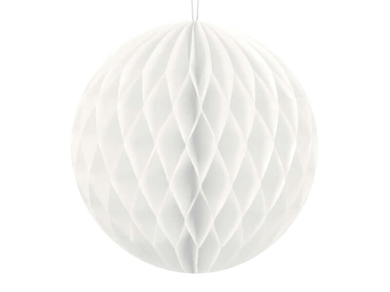 Honeycomb Ball White (1pkt/1pc) - Party Lane 