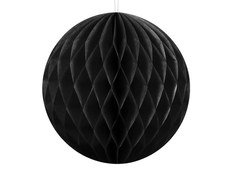 Honeycomb Ball Black (1pkt/1pc) - Party Lane 