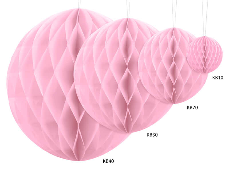 Honeycomb Ball Light Pink (1pkt/1pc) - Party Lane 