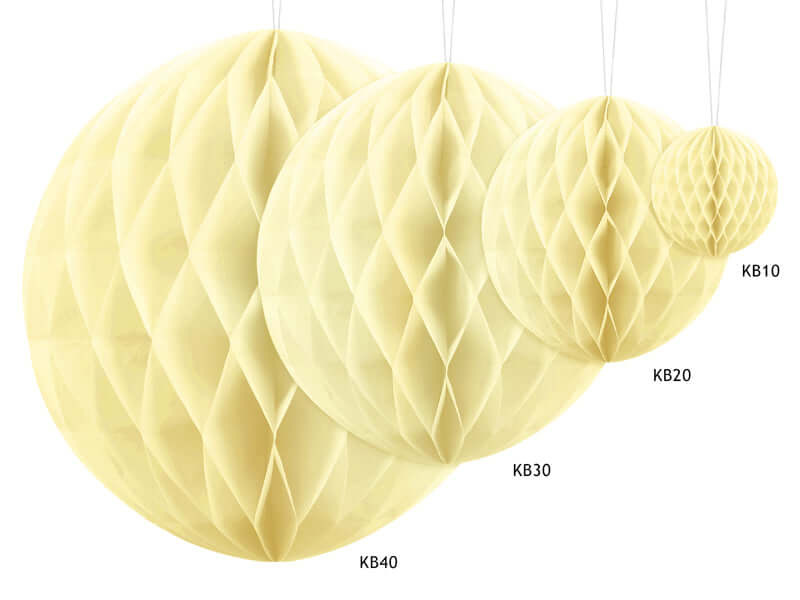 Honeycomb Ball Baby Yellow (1pkt/1pc) - Party Lane 