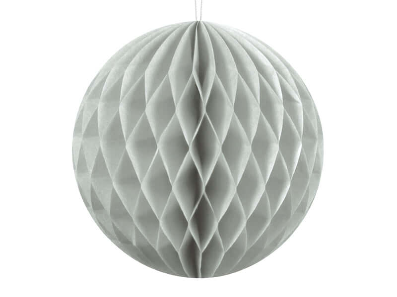 Honeycomb Ball Grey (1pkt/1pc) - Party Lane 