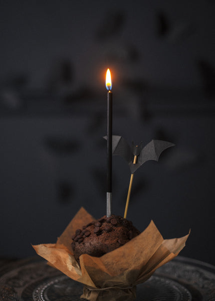 Halloween Bat Food Picks (1pkt/6pcs)