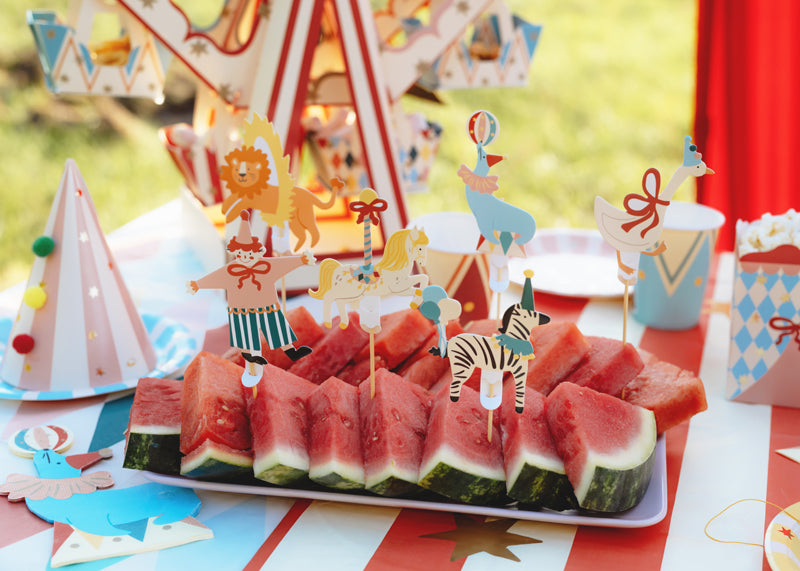 Big Top Circus Cupcake Toppers (1pkt/6pcs)