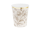 Oh Sweet Baby Floral paper cups with delicate floral pattern