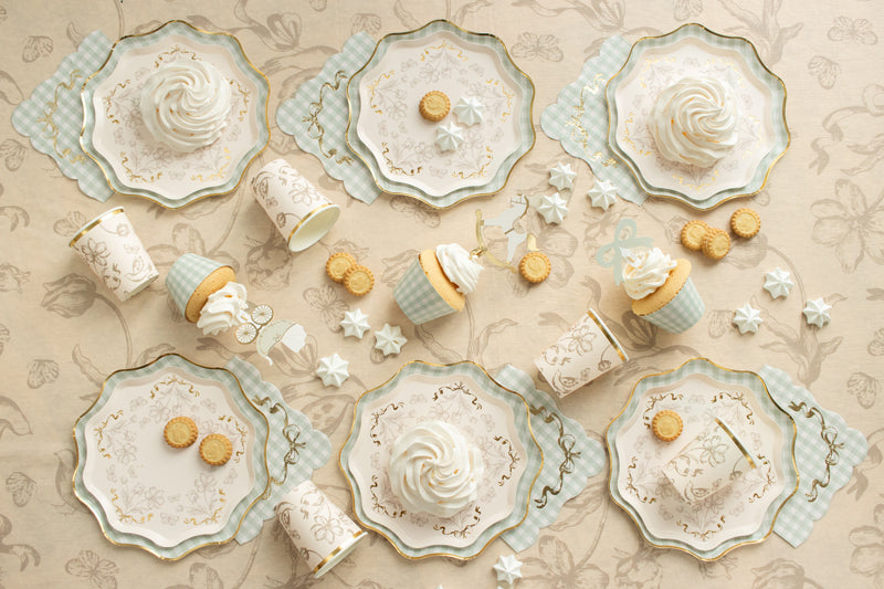 Oh Sweet Baby Floral Paper Plates (1pkt/6pcs)