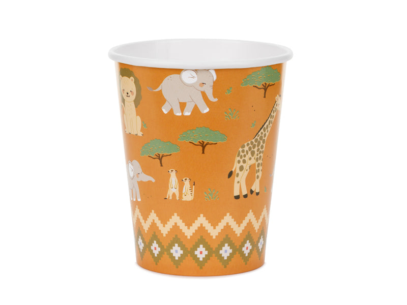Safari Party Paper Cups (1pkt/6pc) - Party Lane