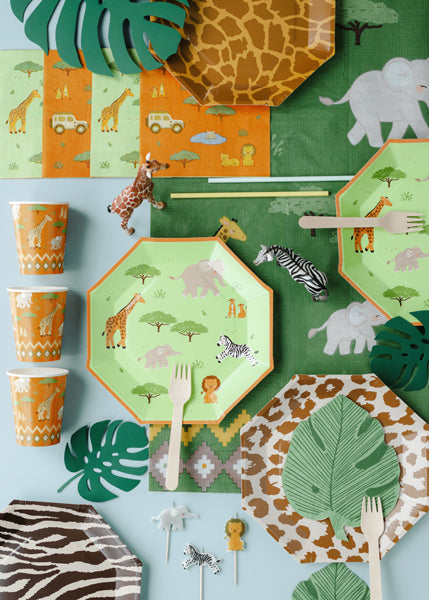 Safari Party Paper Cups (1pkt/6pc) - Party Lane