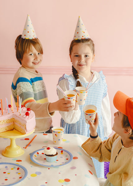 Confetti Paper Cups 220ml (1pkt/6pc) - Party Lane