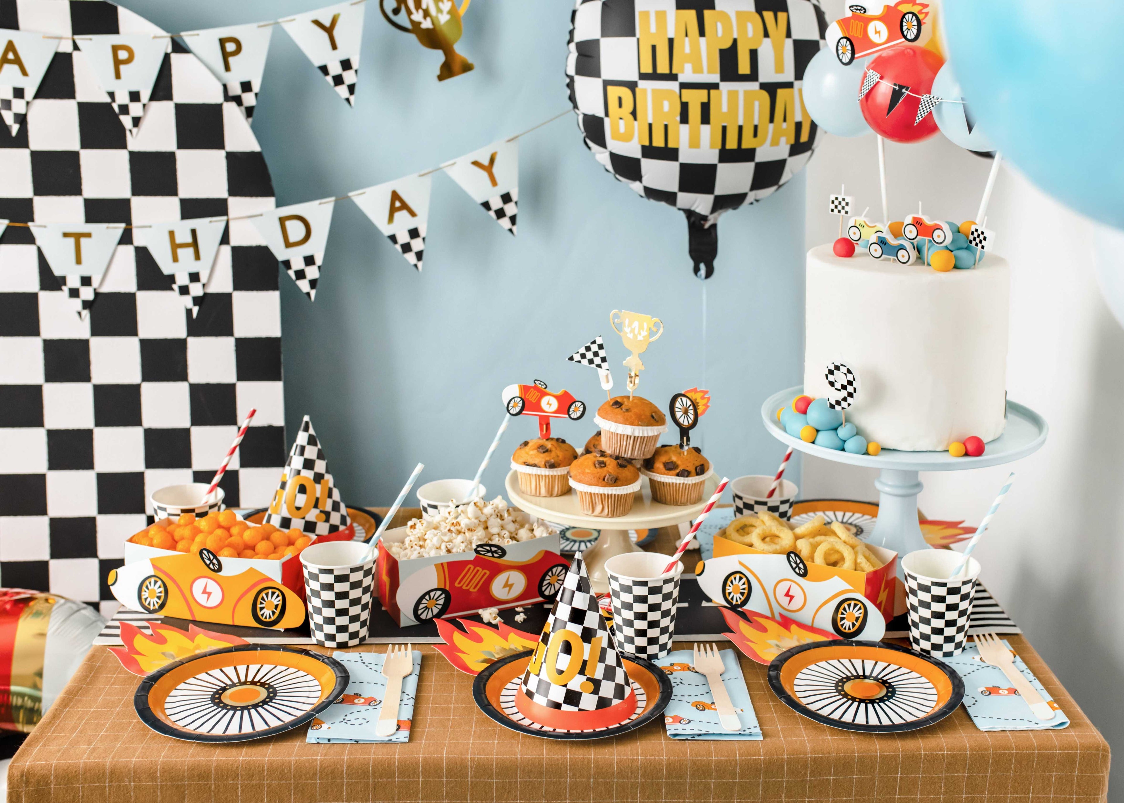 Too Fast Cupcake Toppers (1pkt/4pc)
