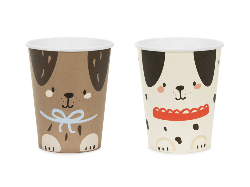 Puppy Pawty Paper Cups (1pkt/6pcs)