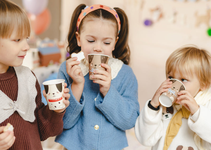 Puppy Pawty Paper Cups (1pkt/6pcs)