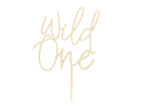 Wild One Wooden Cake Topper (1pcs) - Party Lane