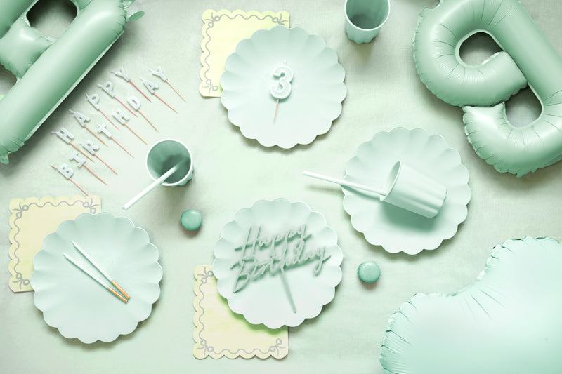 Happy Birthday Acrylic Cake Topper (1pcs) - Party Lane 
