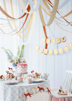 Blue Nude Crepe Streamers (1pkt/3pc) - Party Lane 