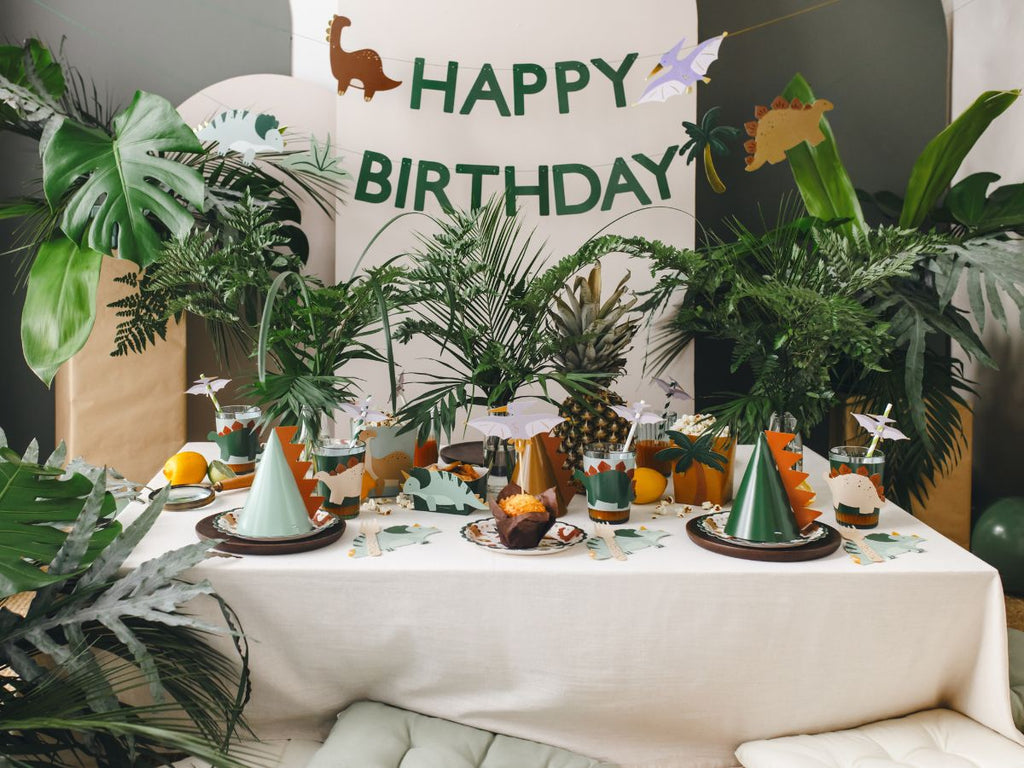 Dino Party Cup Sleeves (1pkt/6pc) - Party Lane 