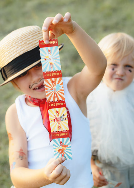 Big Top Circus Stickers and Tickets (1pkt/7pcs)