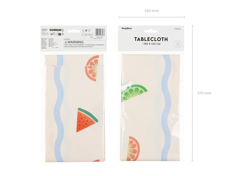 Summer Fruits Paper Tablecloth (1pc) - Party Lane