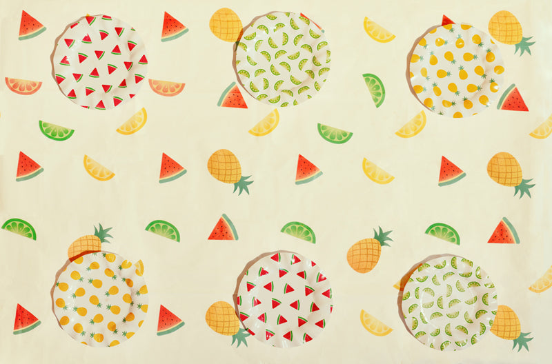 Summer Fruits Paper Tablecloth (1pc) - Party Lane