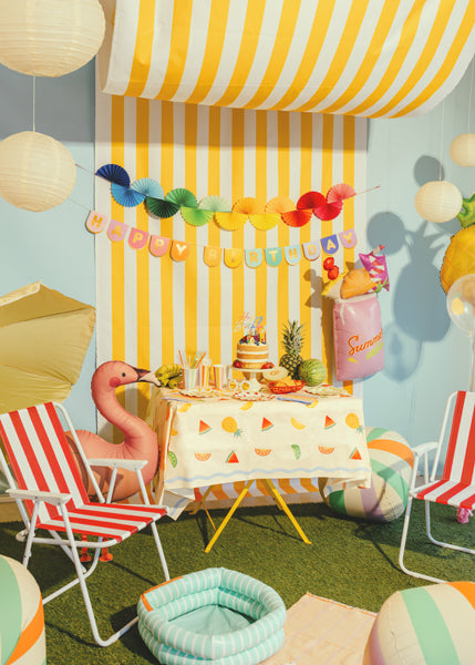 Summer Fruits Paper Tablecloth (1pc) - Party Lane