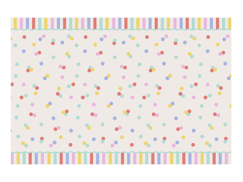 Confetti Paper Tablecloth (1pc) - Party Lane