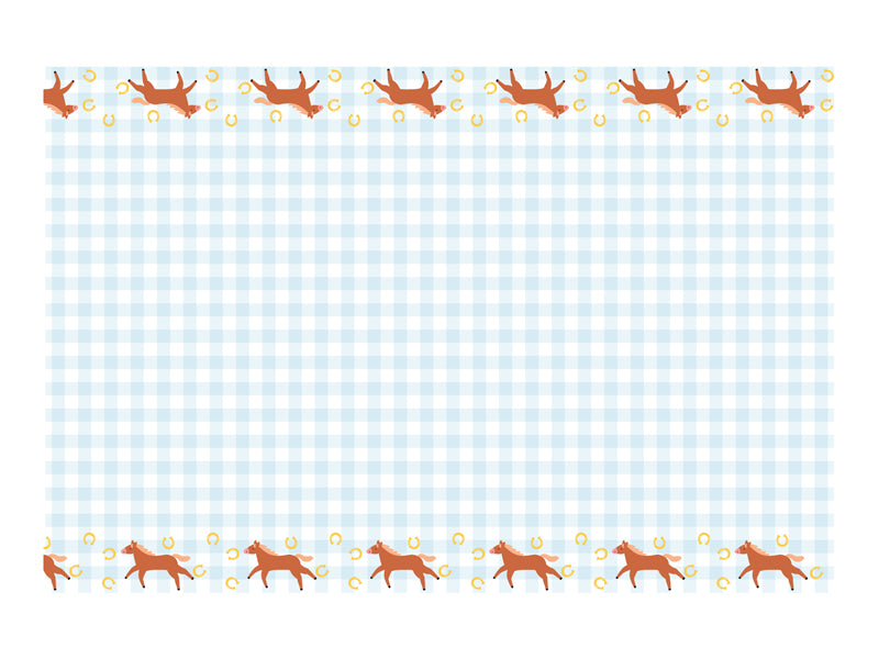 Pink Pony Club Paper Tablecloth (1pkt/1pc)