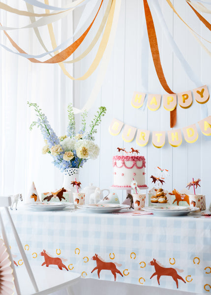 Pink Pony Club Paper Tablecloth (1pkt/1pc)