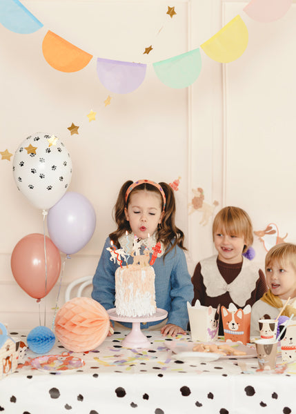 Puppy Pawty Paper Tablecloth (1pc) - Party Lane 