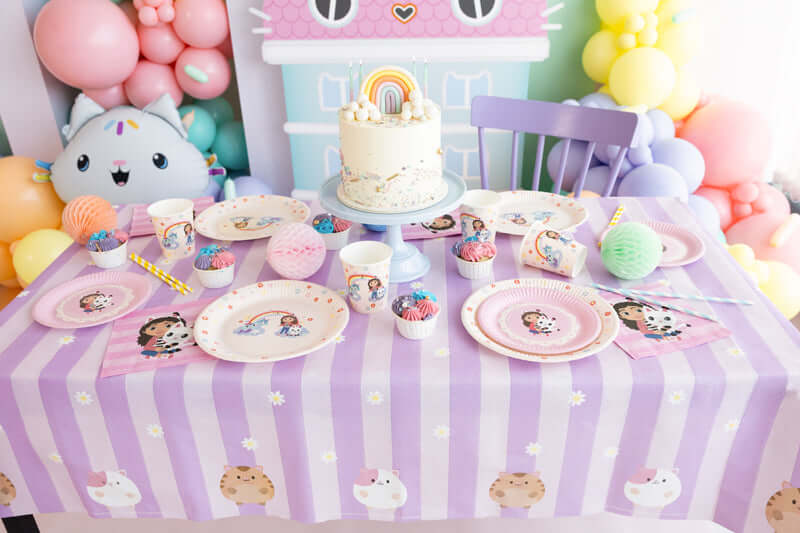 Gabby's Doll House Tablecloth (1pc) - Party Lane 