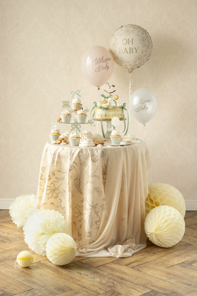 Oh Sweet Baby Floral Tablecloth (1pkt/1pcs)