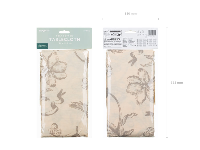 Oh Sweet Baby Floral Tablecloth (1pkt/1pcs)