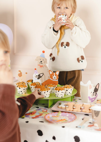 Puppy Pawty Cake Stand and Cases (1pkt/1pc)