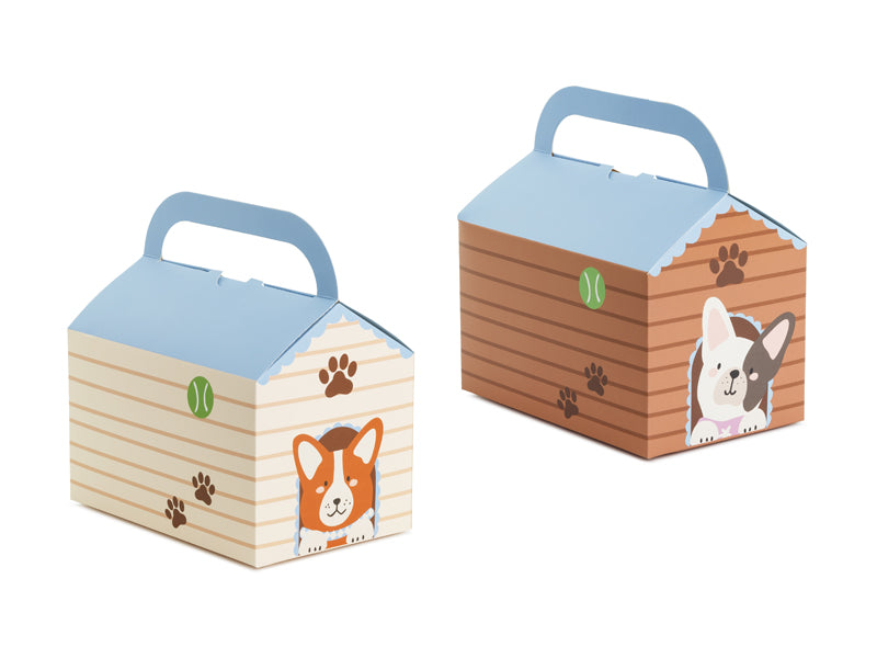 Puppy Pawty Cupcake Boxes (1pkt/6pcs)