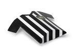 Black and white striped shirt snack boxes