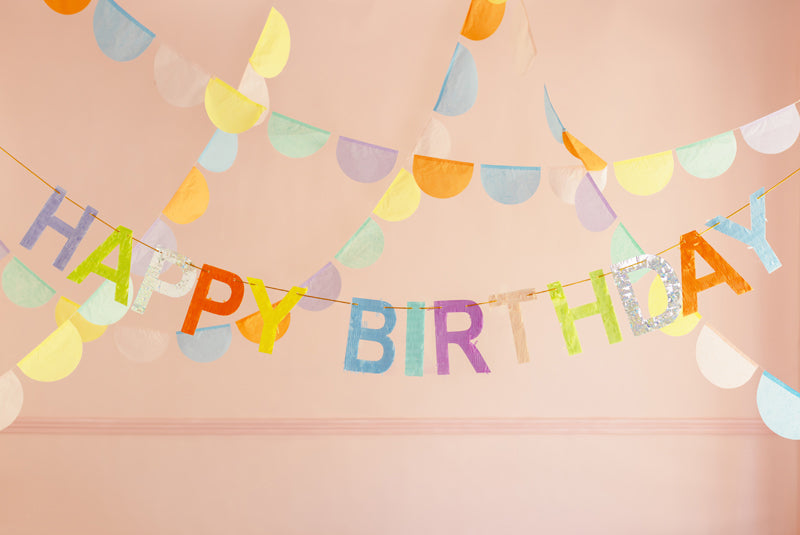 Happy Birthday Tassel Banner (1pkt) - Party Lane