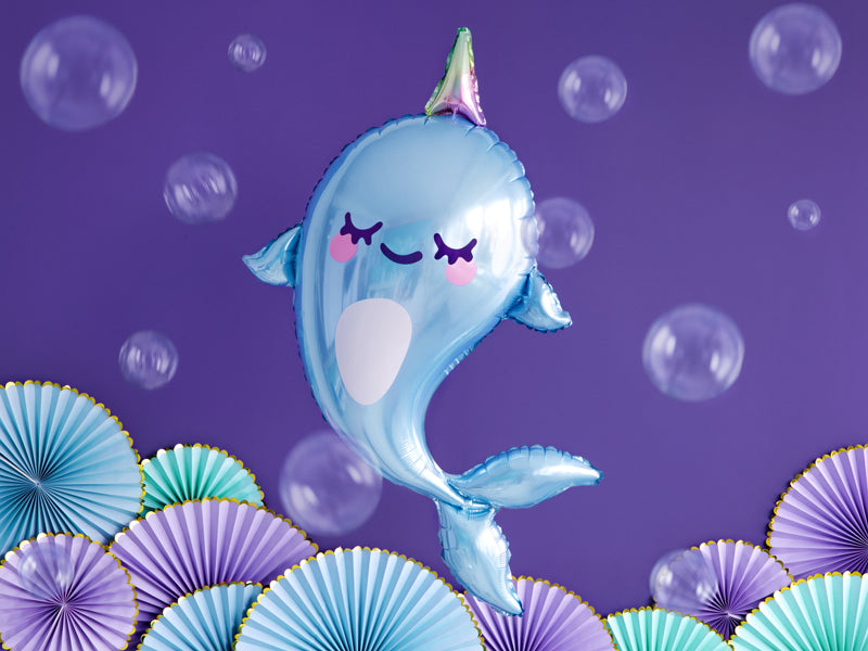 Making Waves Narwhale Foil Balloon (1pc)